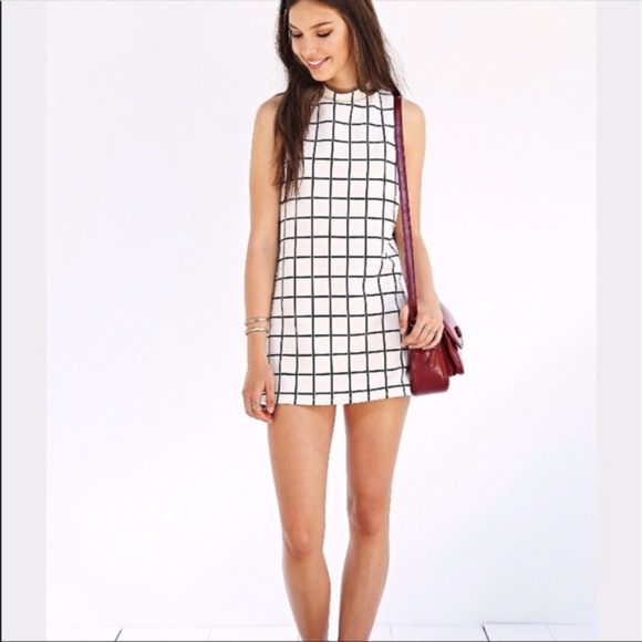 *SOLD* Urban Outfitters Sleeveless Grid Dress - Picture 3 of 5